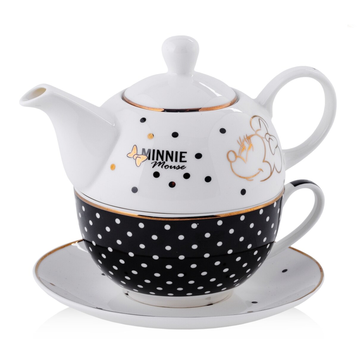 Czajniczek Z Filiżanką Minnie Dots