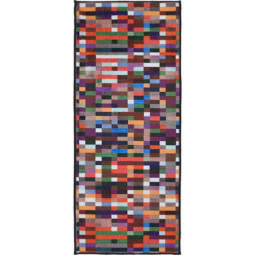 Dywan, chodnik nowoczesny geometryczny Piksel 65x130 cm e-floor wielokolorowy