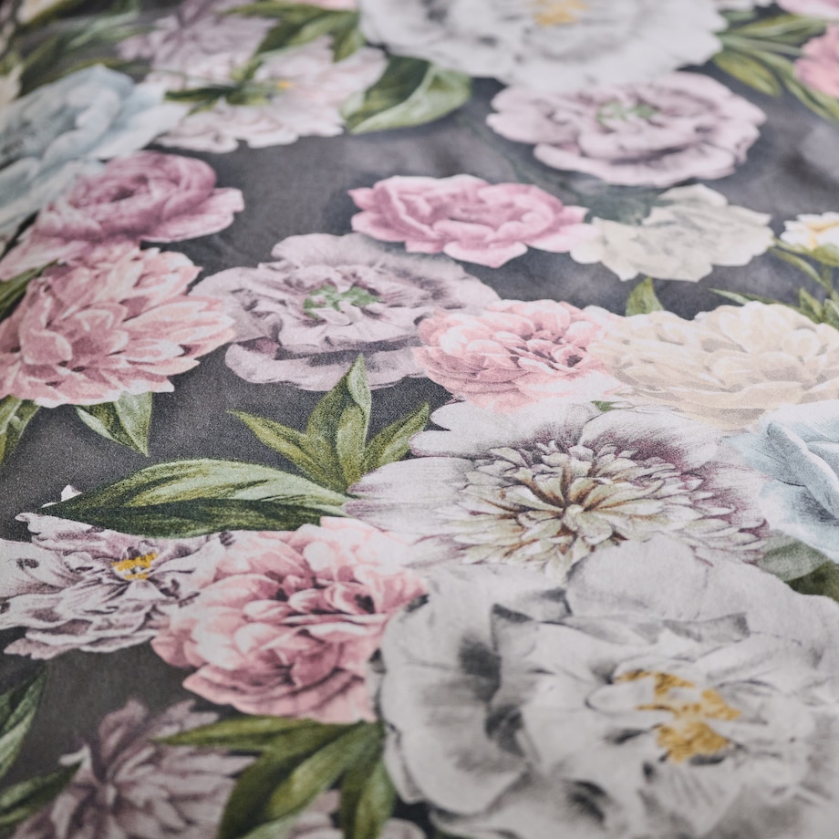 Pościel z bawełny satynowej Sofrine 160x200 cm z motywem kwiatowym