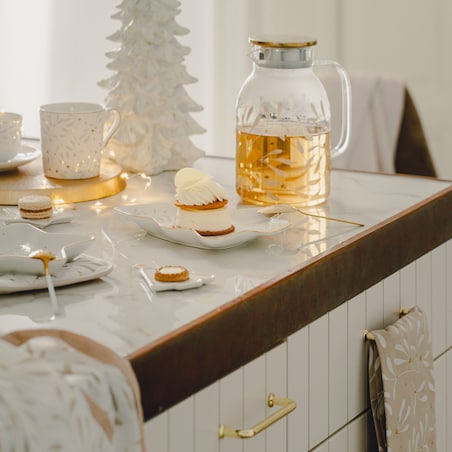 Dzbanek Vischio z motywem roślinnym