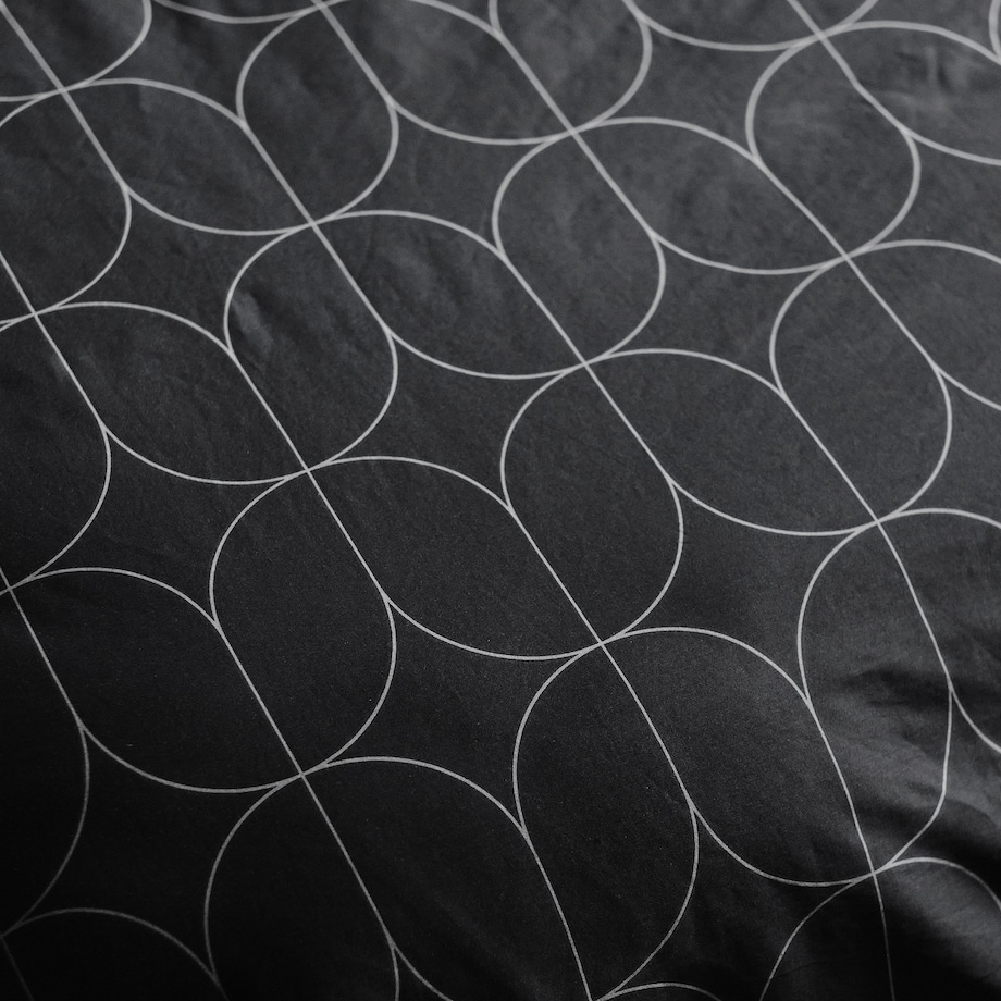 Pościel z bawełny satynowej Mistose 200x220 cm z motywem geometrycznym