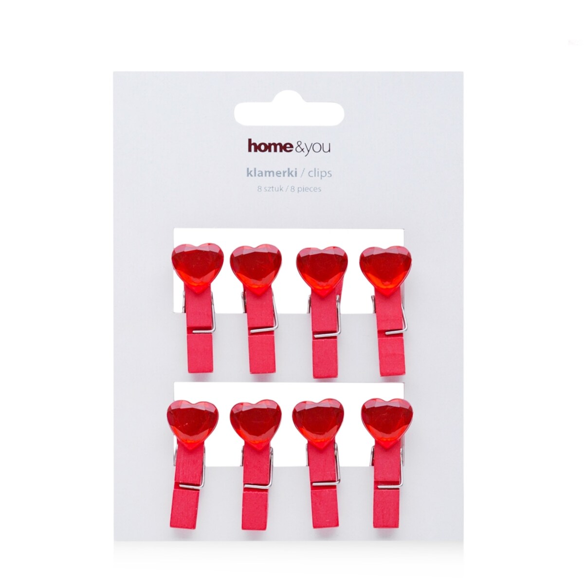 Komplet Klamerek Hearts