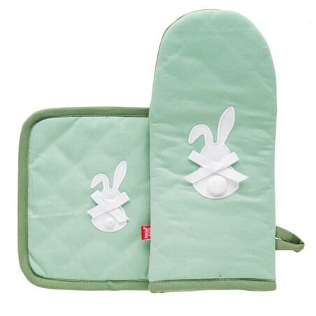 Łapka I Rękawica Green Bunny