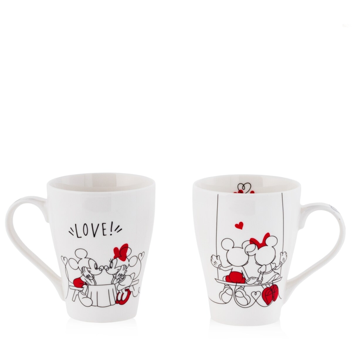 Komplet Kubków Mickey Love