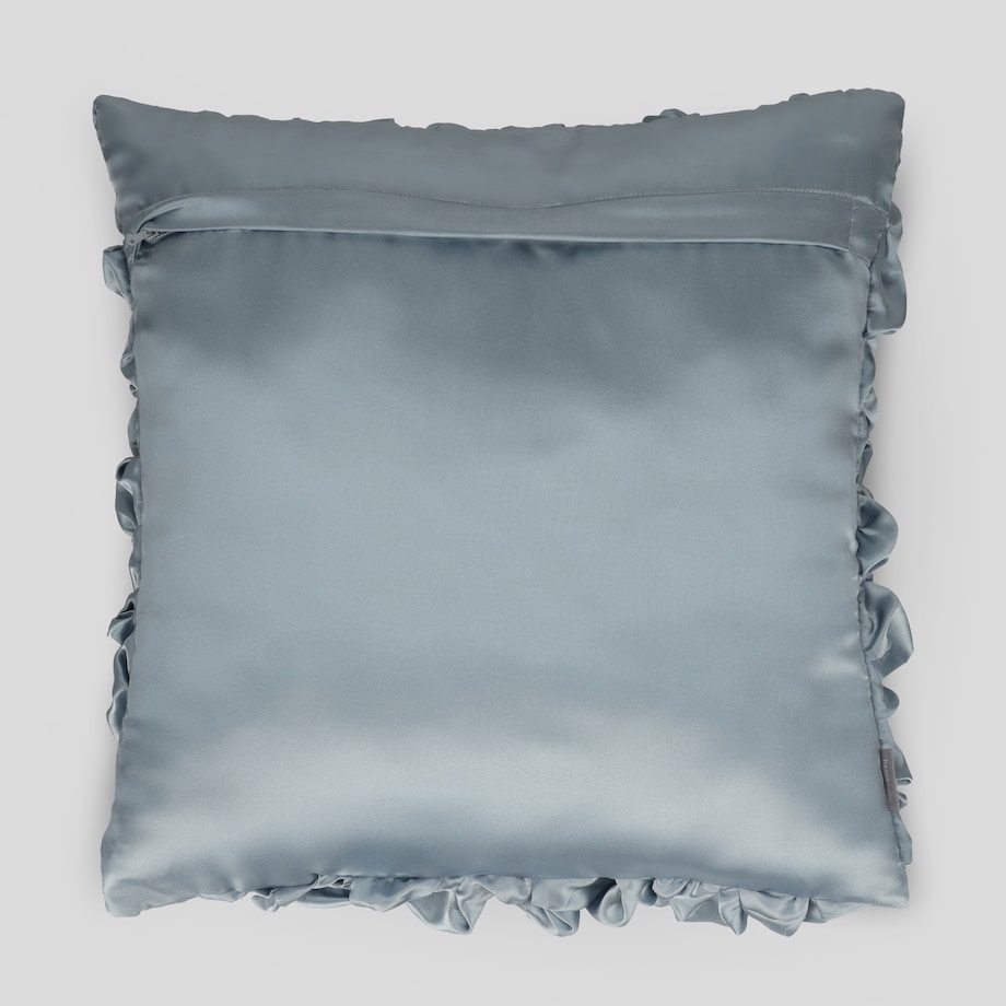 Poszewka satynowa drapowana Glamo 45x45 cm