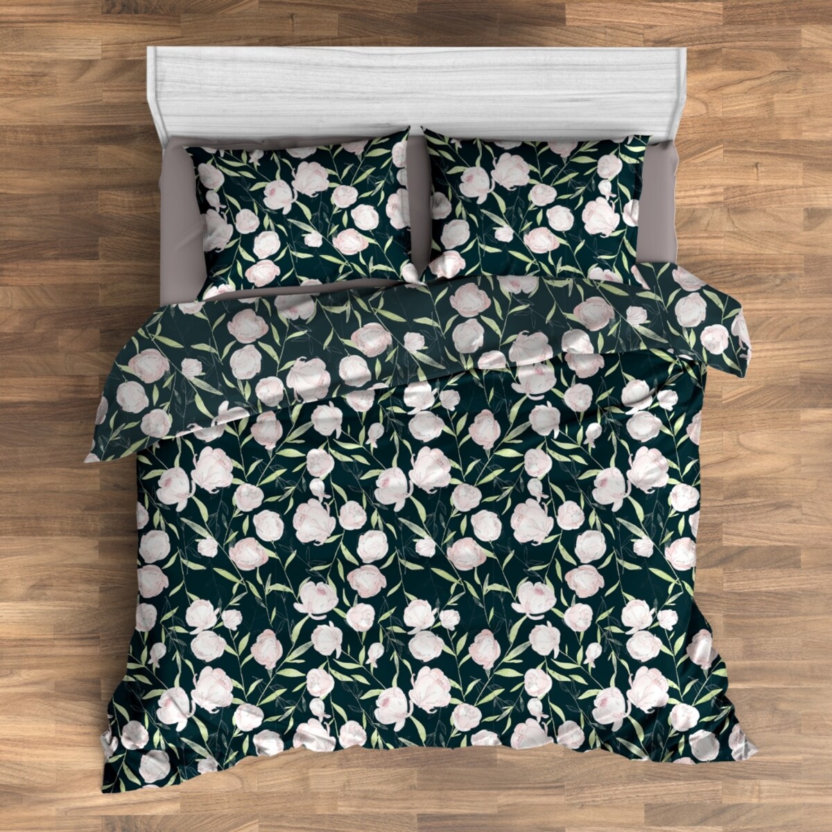 Pościel Z Bawełny Satynowej Peonio 160x200