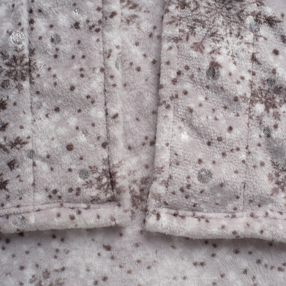 Szlafrok Snowf z motywem śnieżynki