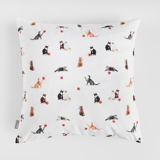 Poszewka z nadrukiem Gattino 45x45 cm z motywem zwierzęcym