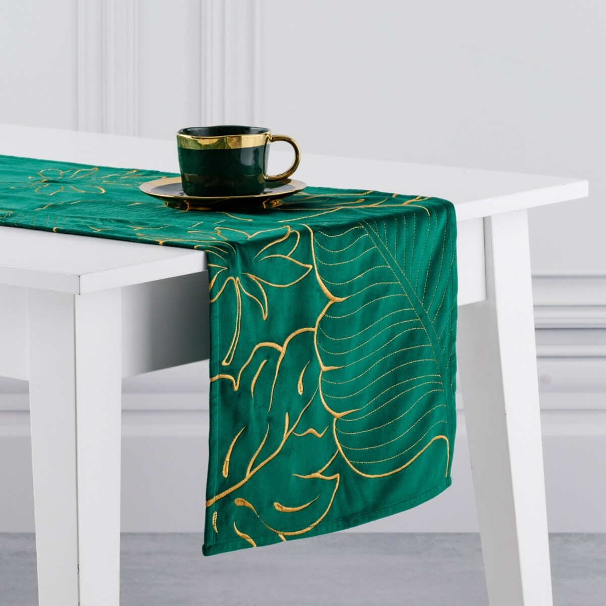 Bieżnik Monstera Leaf 35x180