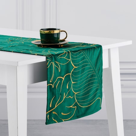 Bieżnik Monstera Leaf 35x180