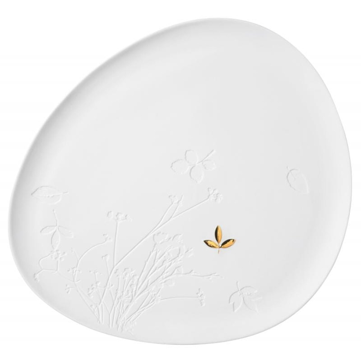 Taca Złoty listek, porcelana