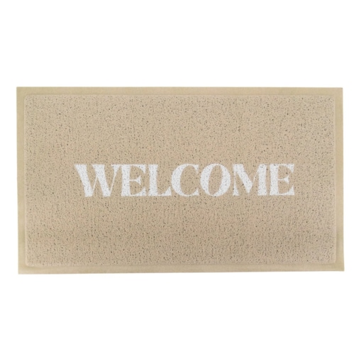 Wycieraczka Beżowa wycieraczka Welcome