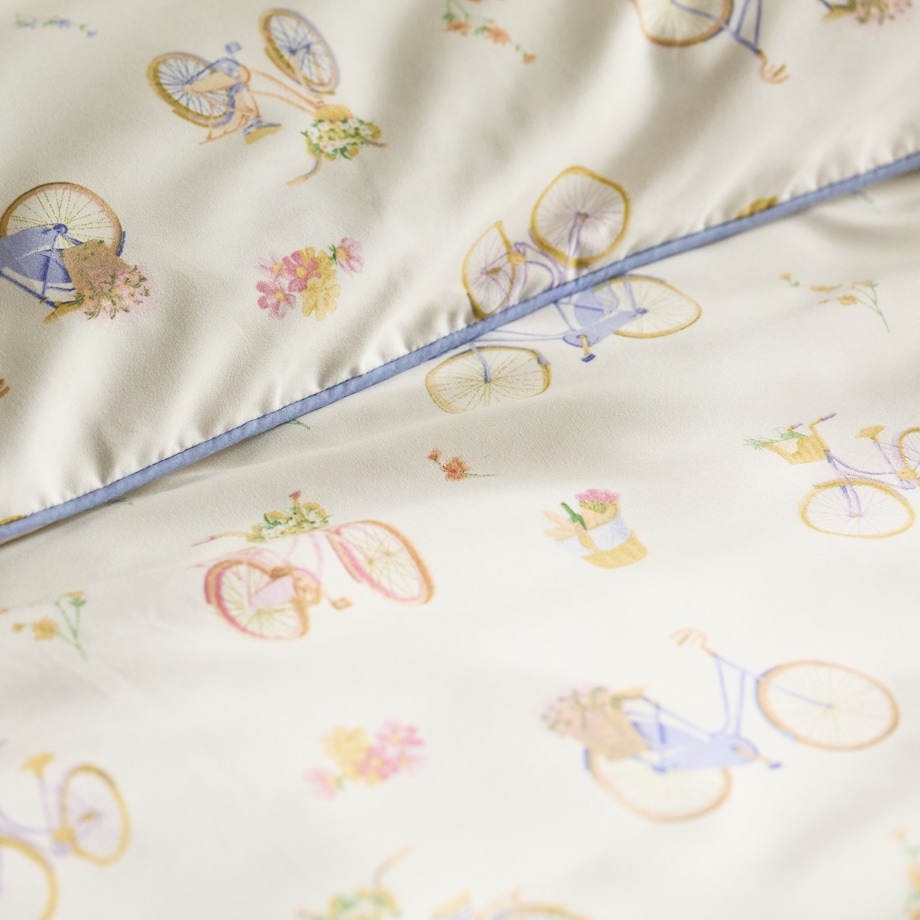 Pościel z mikrofibry z lamówką Veloni 200x220 cm