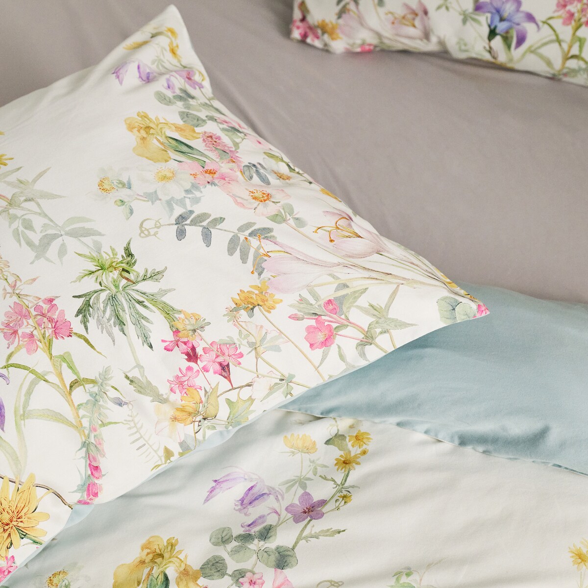 Pościel z bawełny satynowej Gardenblum 200x220 cm