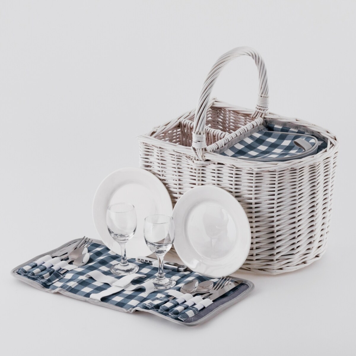 Kosz Piknikowy Z Przyborami Kilner