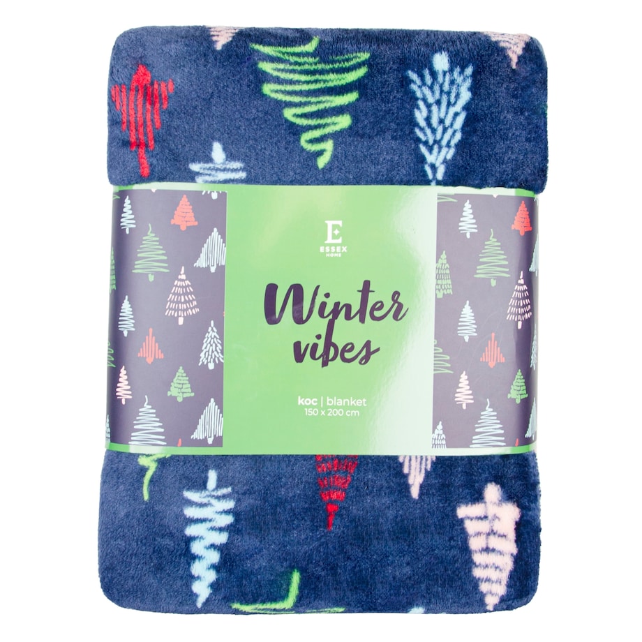 Drukowany koc Winter Vibes 150x200 cm