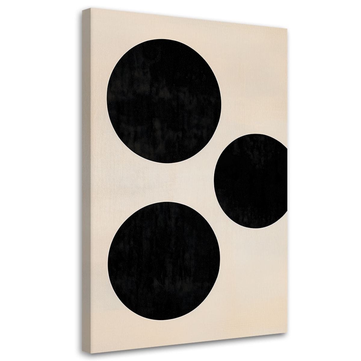 Feeby Obraz do salonu, Koła Minimalizm Abstrakcja Beżowy 70x100