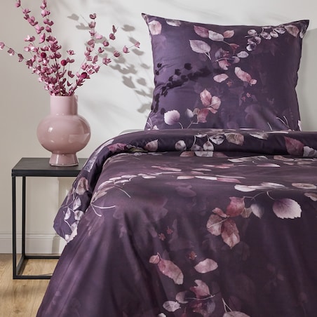 Komplet pościeli z mikrofibry Fioleta 140x200 cm z 1 poszewką 70x80