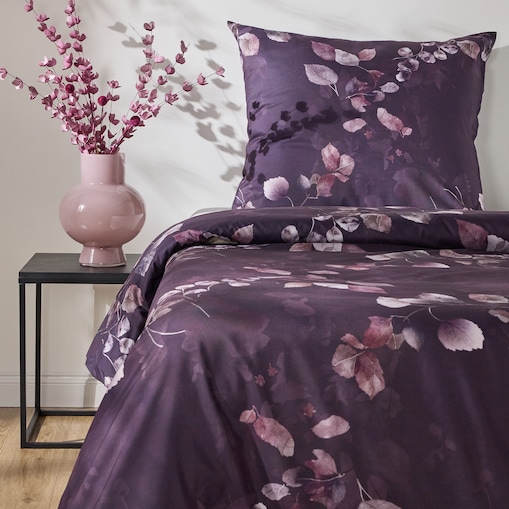 Komplet pościeli z mikrofibry Fioleta 140x200 cm z 1 poszewką 70x80