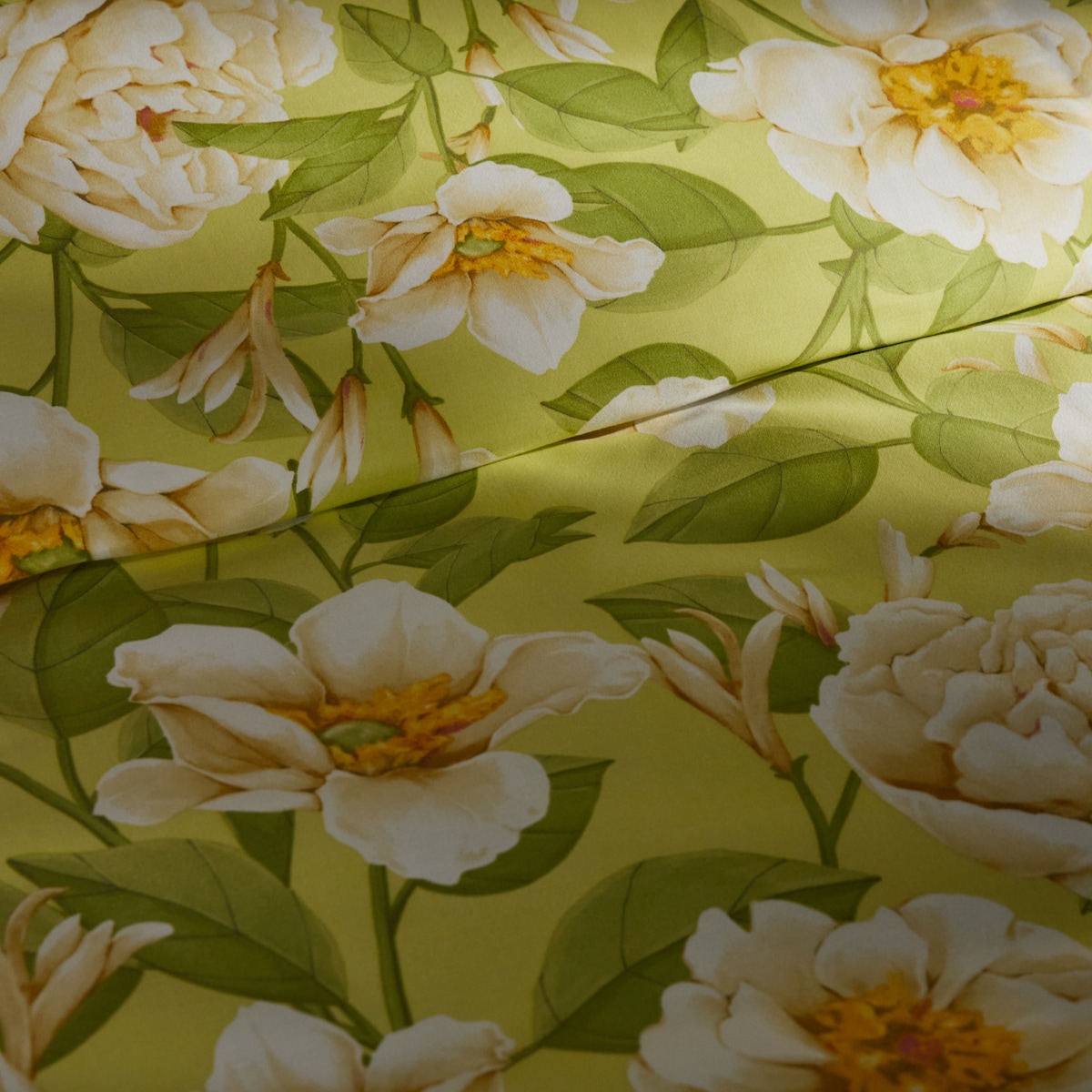 Pościel z bawełny satynowej Fenilla 200x220 cm z wzorem kwiatowym