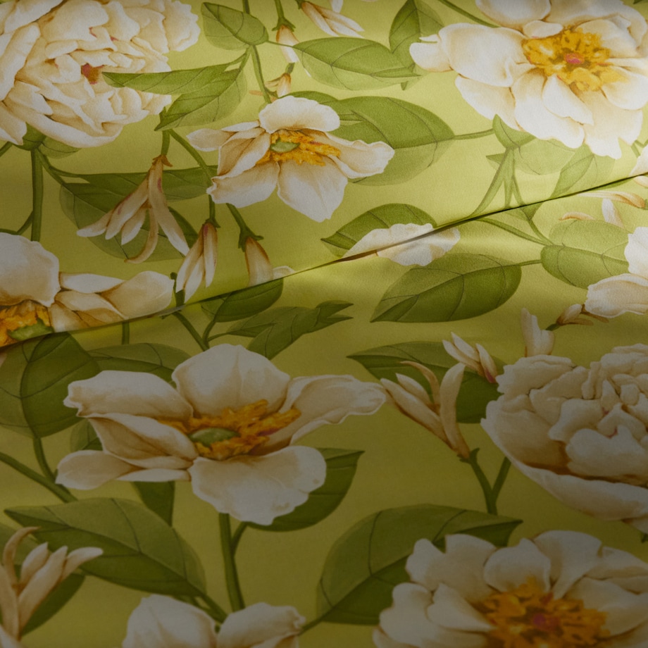 Pościel z bawełny satynowej Fenilla 200x220 cm z wzorem kwiatowym