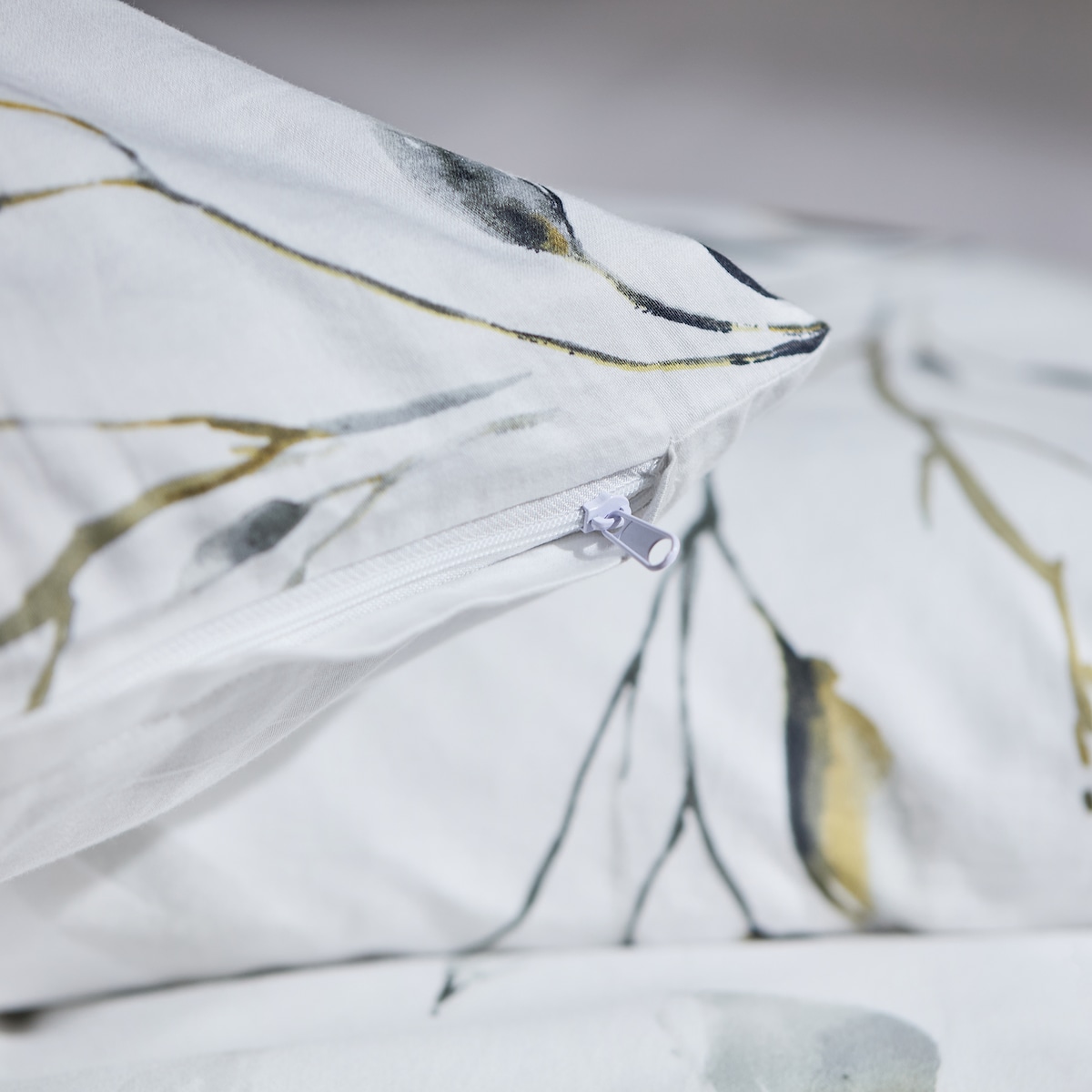 Komplet pościeli z bawełny satynowej Telimon 160x200 cm z 2 poszewkami 70x80