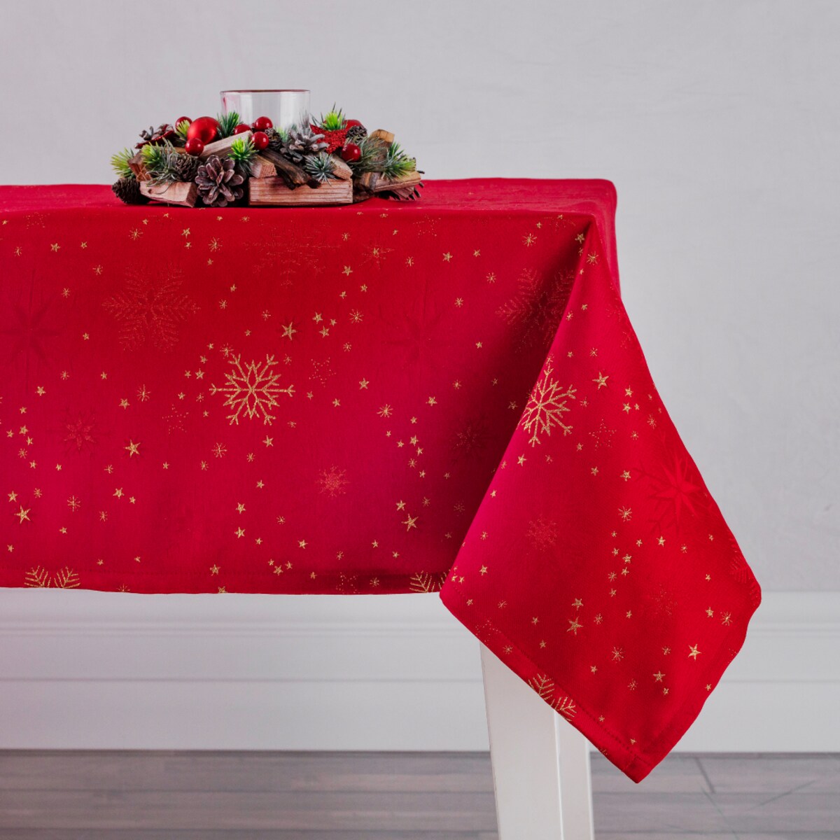 Obrus Żakardowy Frosti Star 150x220