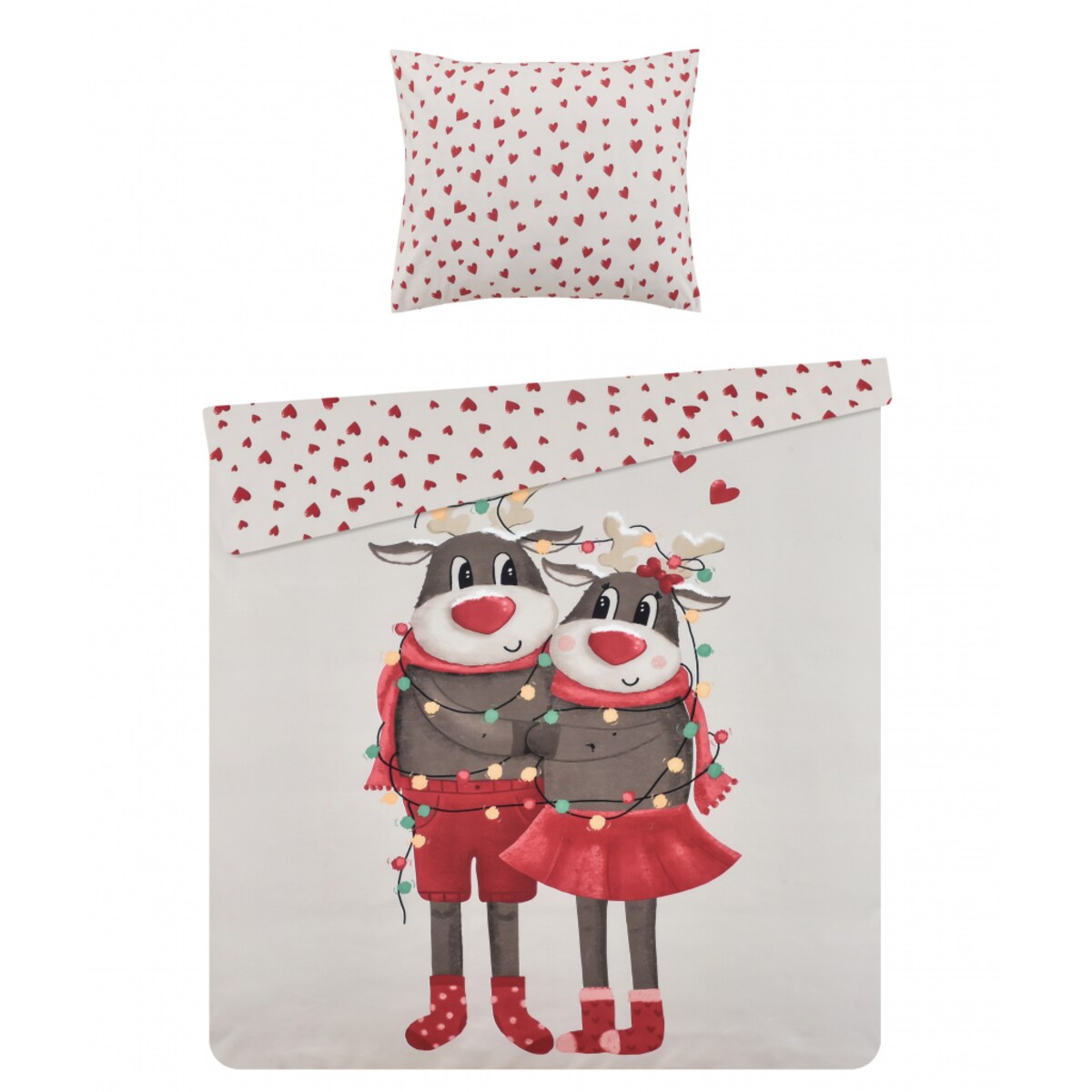 Pościel Z Mikrofibry Reindeerlove Fit 160x200