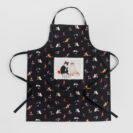 Fartuch Gattino 70x85 cm z motywem zwierzęcym