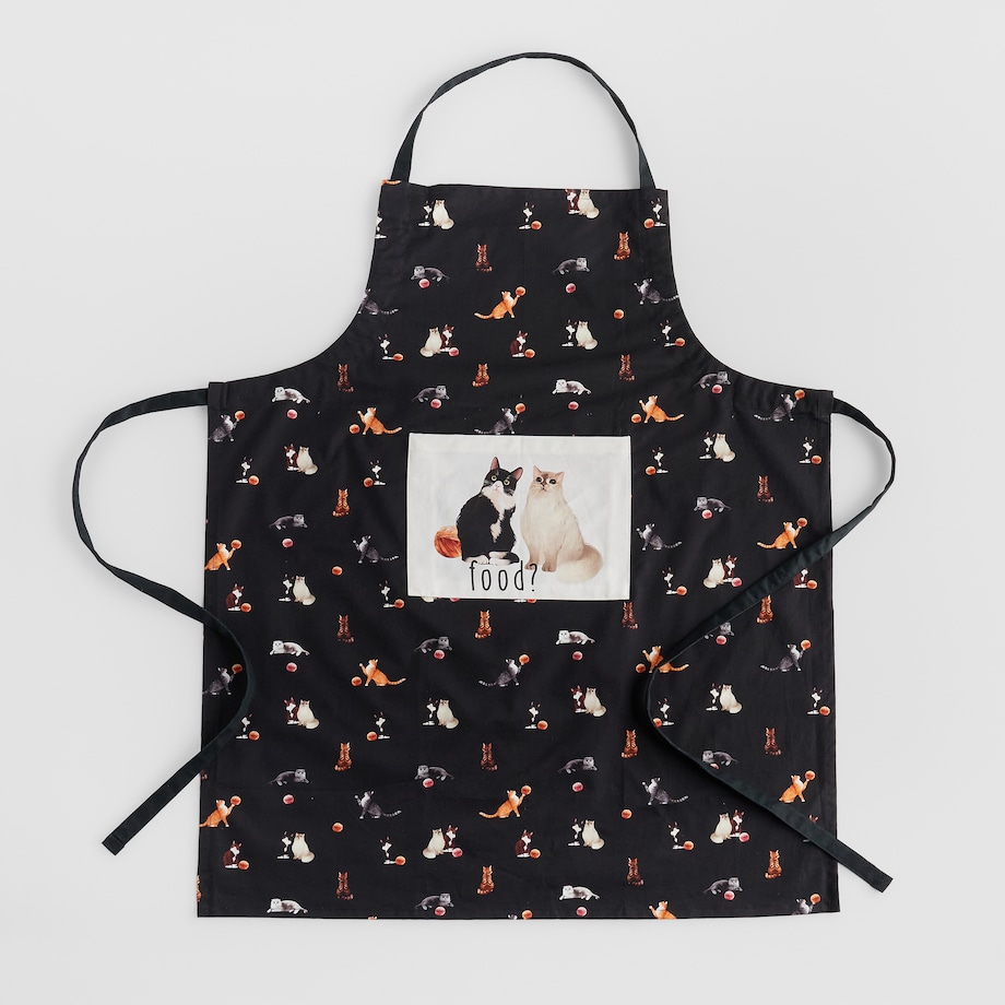 Fartuch Gattino 70x85 cm z motywem zwierzęcym
