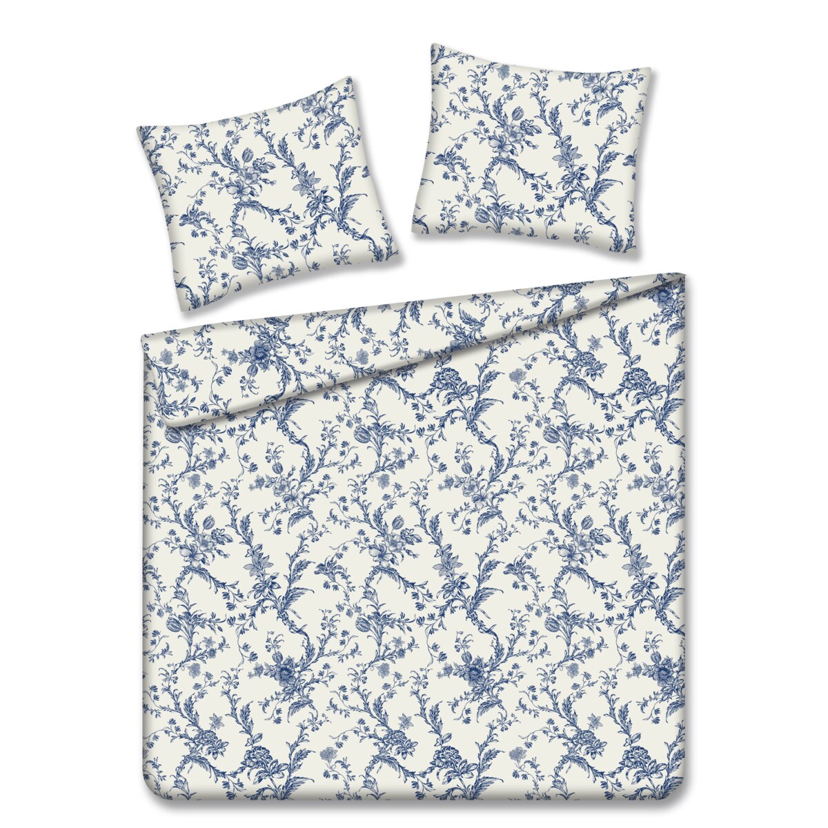 Pościel Bawełniana Danorel 160x200 cm z motywem roślinnym