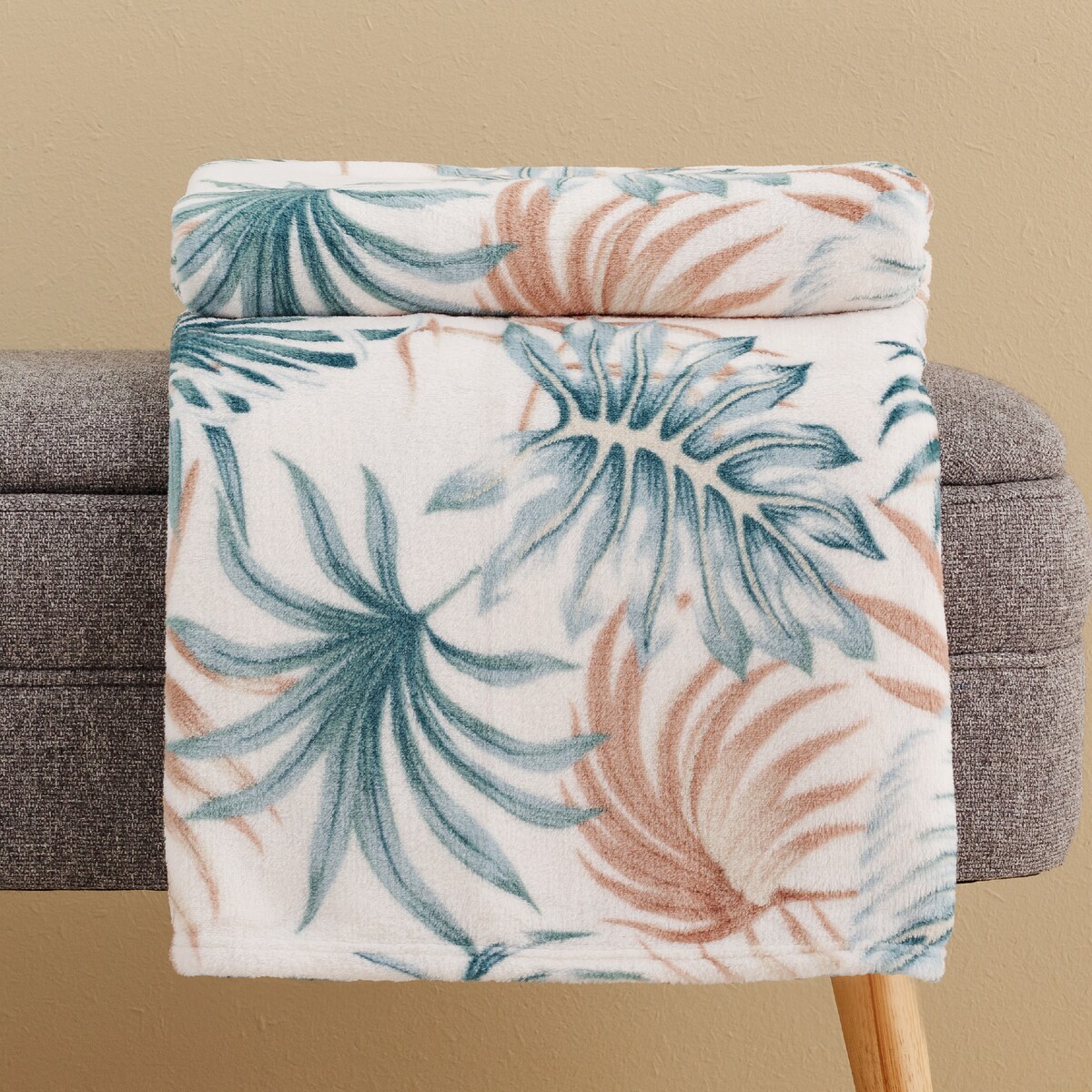 Drukowany koc Leafline 150x200 cm