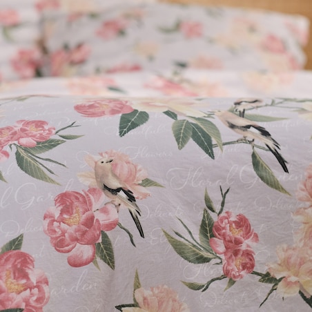 Pościel Bawełniana Parajito 200x220 cm z motywem kwiatowym