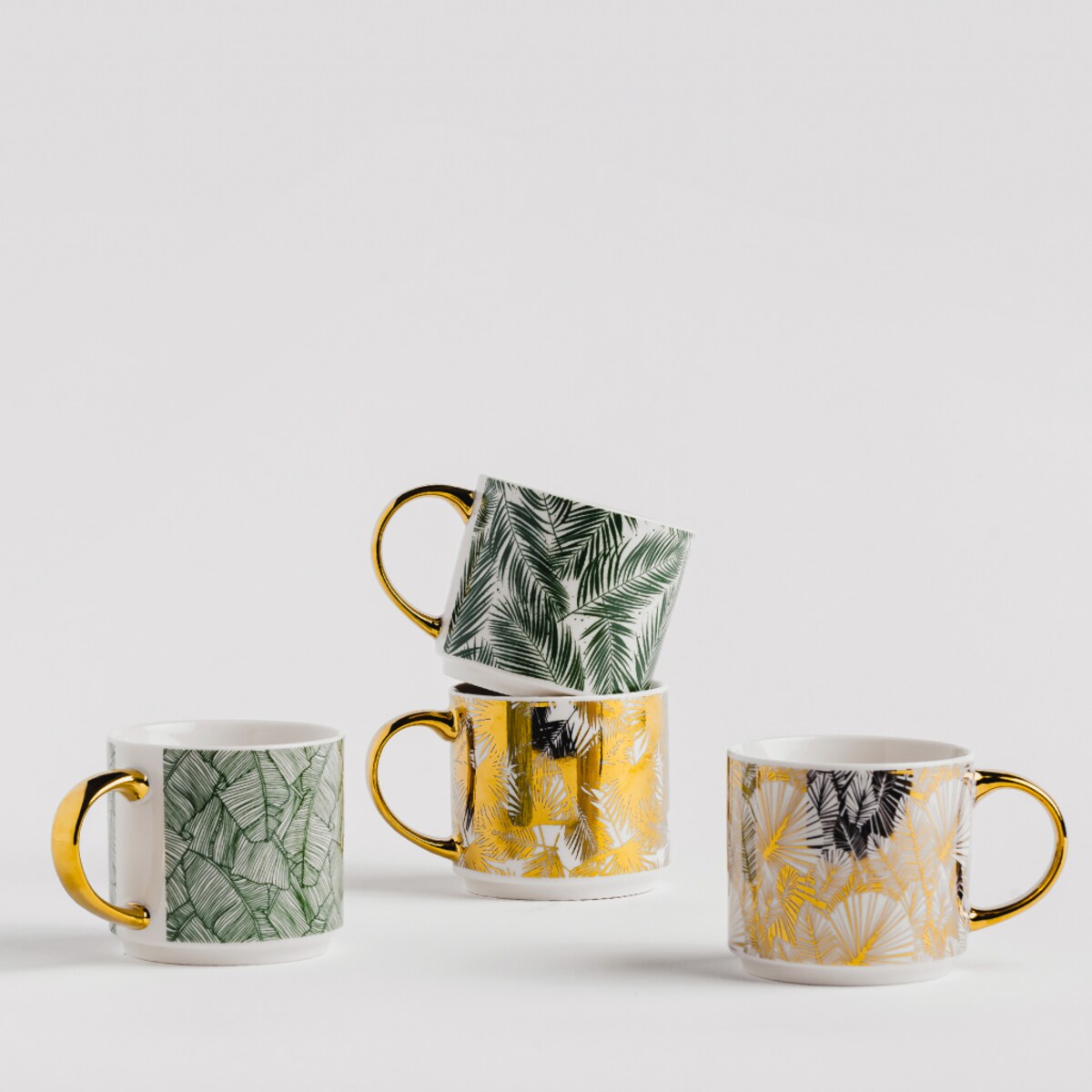 Komplet Kubków Green Palm 