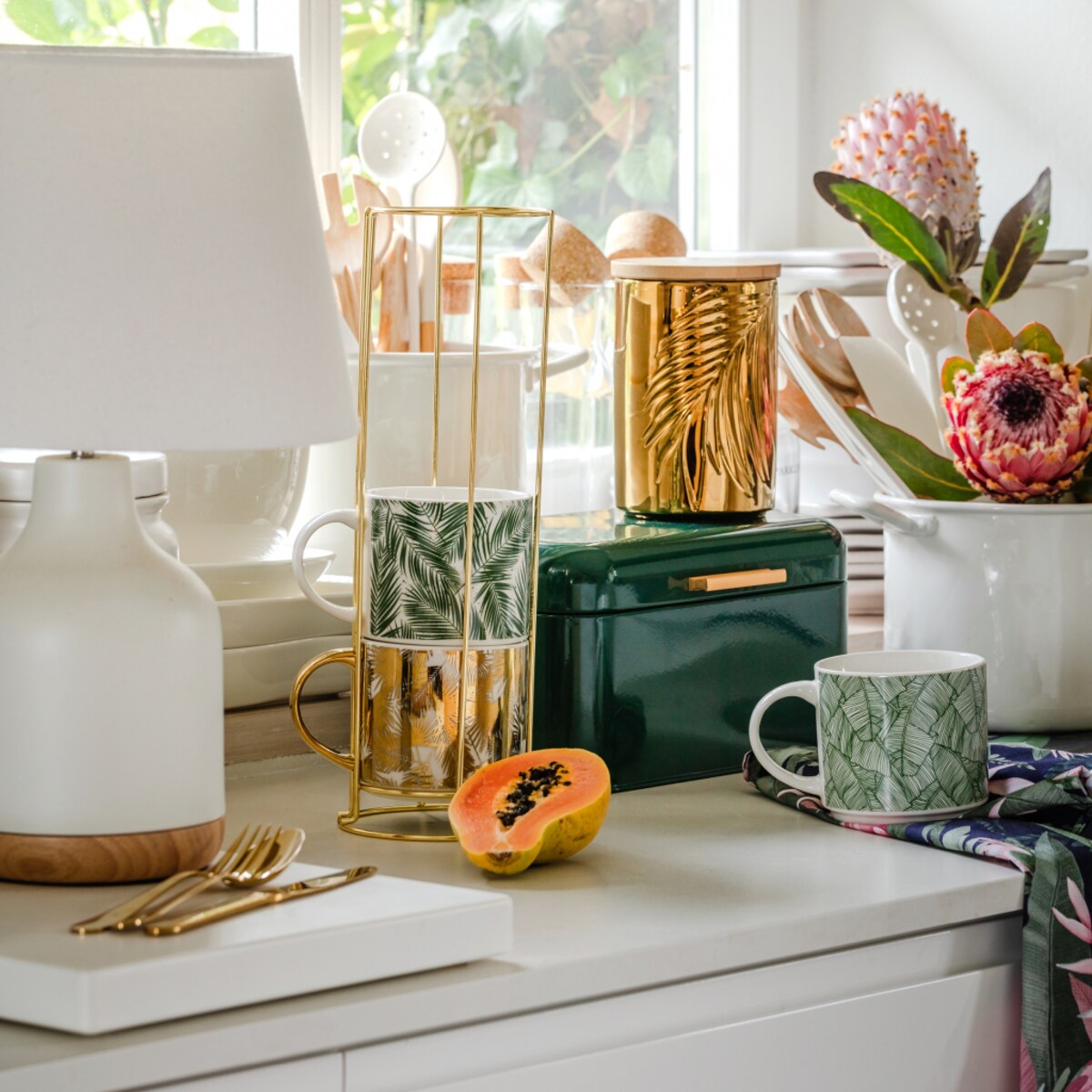 Komplet Kubków Green Palm 