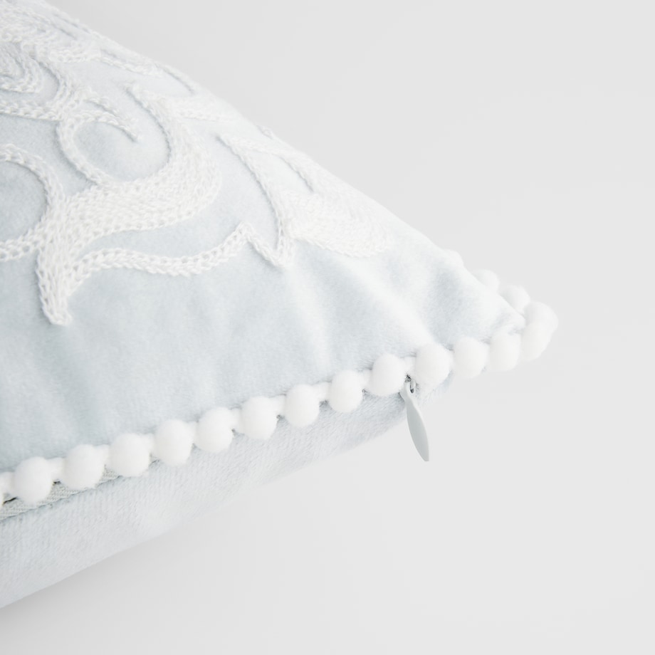 Poszewka Haftowana Blando 45x45 cm z motywem królika