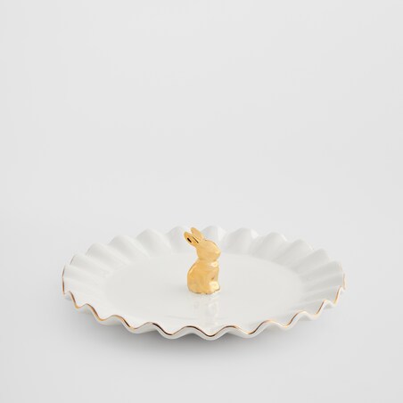 Patera Wonderland z motywem królika