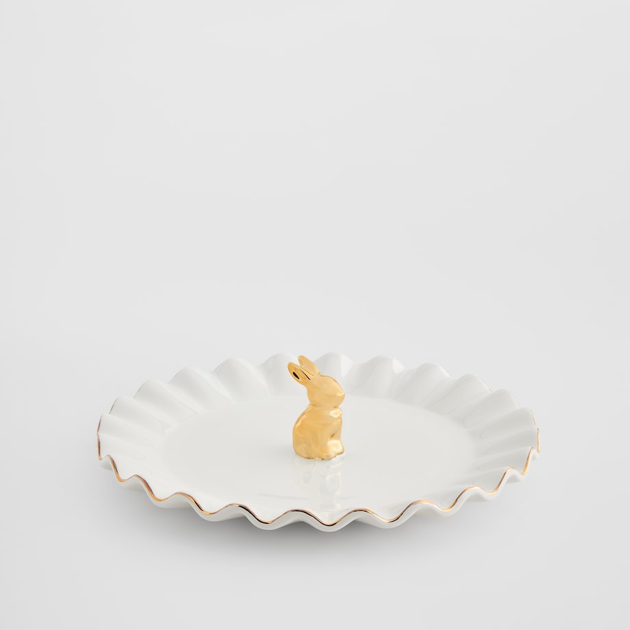 Patera Wonderland z motywem królika