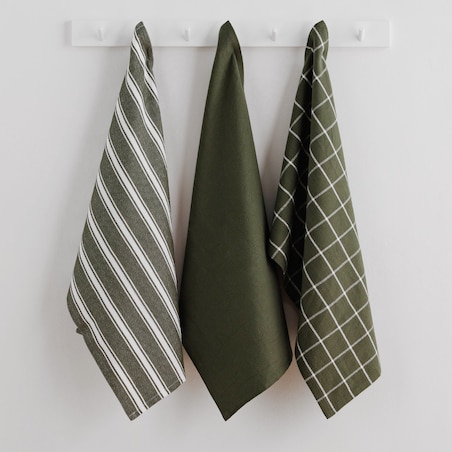 Komplet Ścierek Trio 40x60 cm w paski