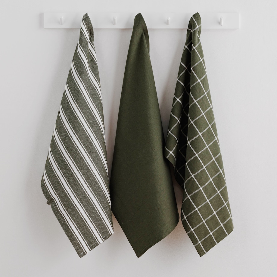 Komplet Ścierek Trio 40x60 cm w paski