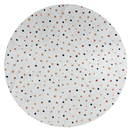 Dywan do prania BAMBINO 47890 koło Kropki koło 160 cm