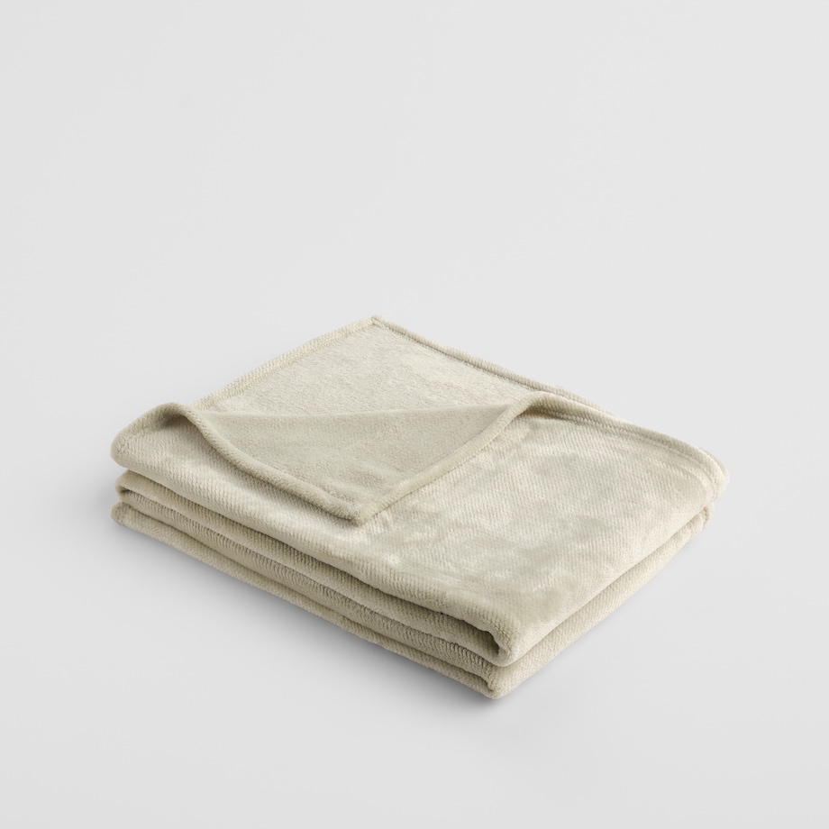 Jednokolorowy koc żakardowy Abila 150x200 cm