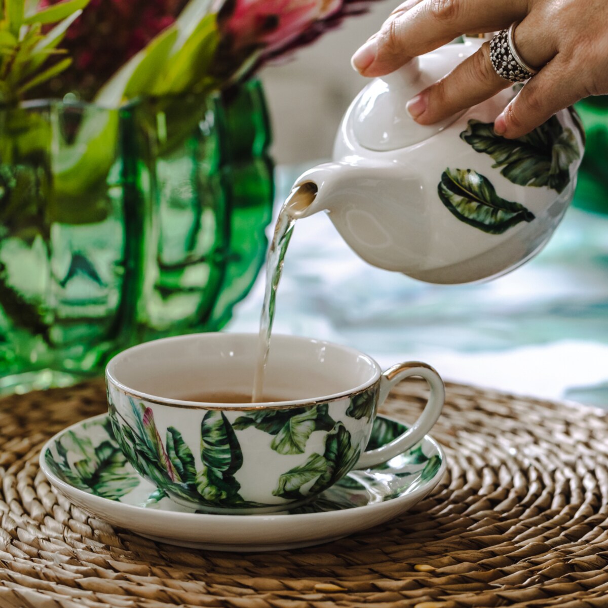 Czajniczek Z Filiżanką Sterlicia