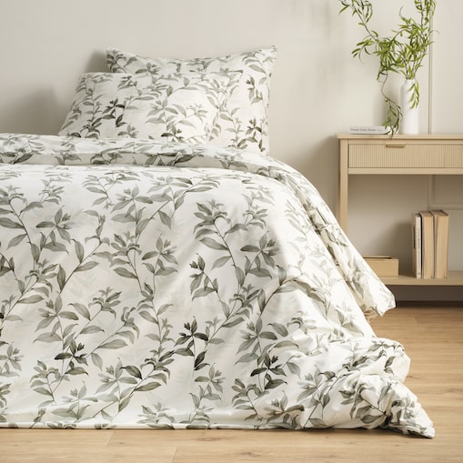Pościel Z Mikrofibry Dahila 200x220 cm z motywem roślinnym