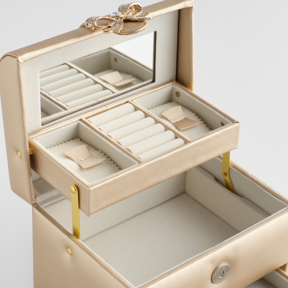 Szkatułka z lustrem i szufladkami Patricia 18x14 cm