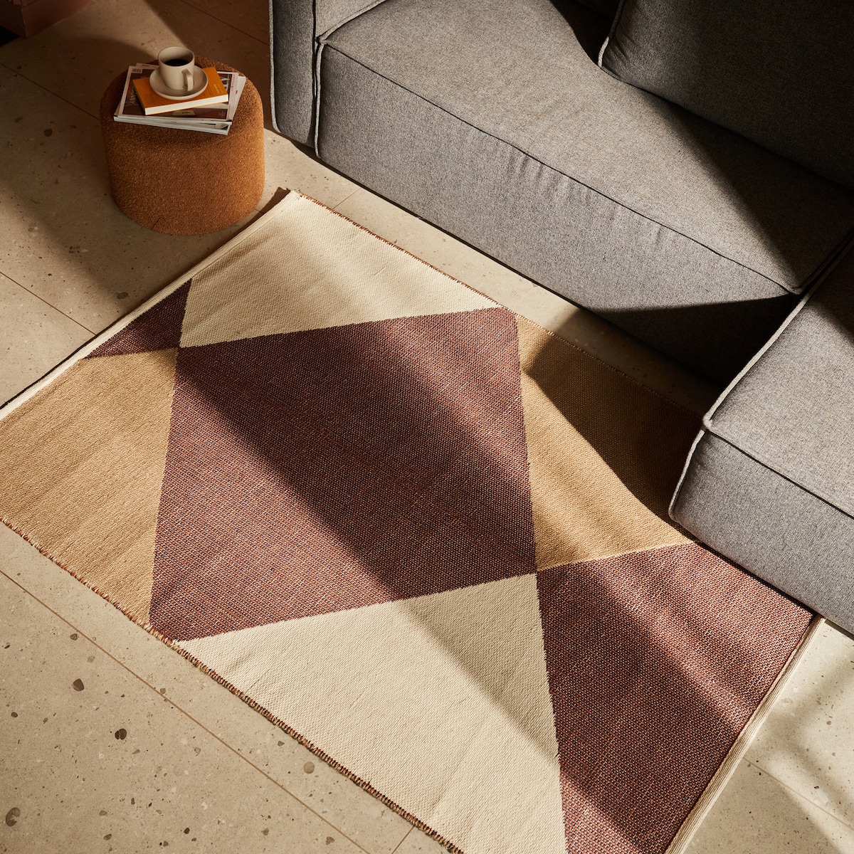 Dywan Fringer 120x170 cm z motywem geometrycznym