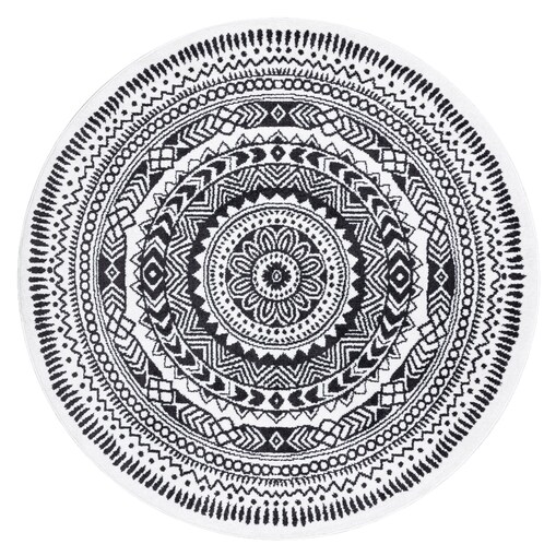 Dywan FUN Napkin serweta koło - szary koło 140 cm