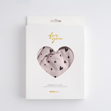 Termofor do mikrofali Malorina z motywem serca