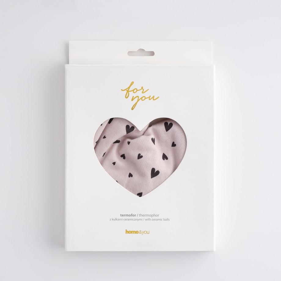 Termofor do mikrofali Malorina z motywem serca
