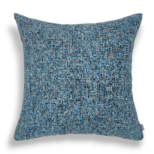 Niebieska poduszka dekoracyjna 45x45 Fiord
